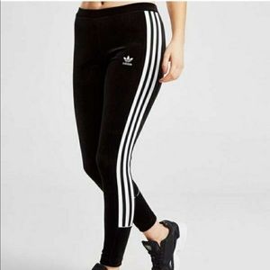 Adidas velvet leggings small